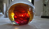 Glaskugel, Foto: FV Grimitzer Glashütten e.V., Lizenz: FV Grimitzer Glashütten e.V.