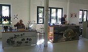 Brennerarbeitsplatz, Foto: FV Grimitzer Glashütten e.V., Lizenz: FV Grimitzer Glashütten e.V.