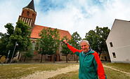 Kirchturmführer Dietmar Kschischow., Foto: Jan Hornhauer, Lizenz: Stadt Calau