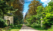 Einfahrt Carinhall, Foto: Michael Mattke, Lizenz: Amt Joachimsthal(Schorfheide)