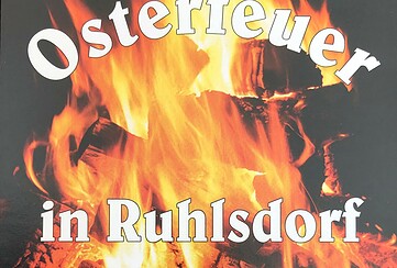 Osterfeuer in Ruhlsdorf