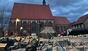 Mönchenkirche bei Nacht, Foto: Sandra Lindner, Lizenz: Stadt Jüterbog