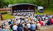 Waldbühne Gehren Polizeiorchester, Foto: Fred Bauer, Lizenz: Fred Bauer