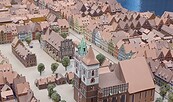 Das Stadtmodel im Junkerhaus zeigt Frankfurts Pracht zur Hansezeit, Foto: Halina Muchow, Lizenz: Museum Viadrina