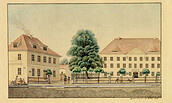 Hugo Mühle, Gebäude der alten Frankfurter Universität, 1858, Foto: Stadtarchiv Frankfurt (Oder)