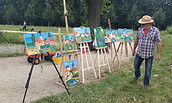 Freiluftmalen mit Frank Toussaint, Foto: Frank Toussaint, Lizenz: Frank Toussaint