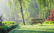 die Bank am Karpfenteich, Foto: Ute Bernhardt, Lizenz: Ute Bernhardt