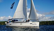 Mitsegeln auf dem Scharmützelsee auf einer Segelyacht, Foto: Steffen Lelewel, Lizenz: AHOI Mitsegeln