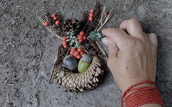 Land-Art: Kreatives Einwalden & Naturverbindung
