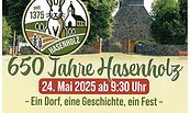 650 Jahre Hasenholz, Foto: Amt Märkische Schweiz, Lizenz: Amt Märkische Schweiz
