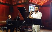 Duo &quot;Jerusafrin&quot; Syrien/Israel, Foto: Marion Schuster, Lizenz: Brassens in Basdorf e. V.