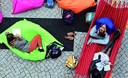 So sehen die Vögel StadtLesen, StadtLesen aus der Vogelperspektive., Foto: ©innovationswerkstatt, Lizenz: ©innovationswerkstatt
