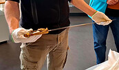Ausgepackte Blankwaffe, Foto: Felsberg, Lizenz: PM