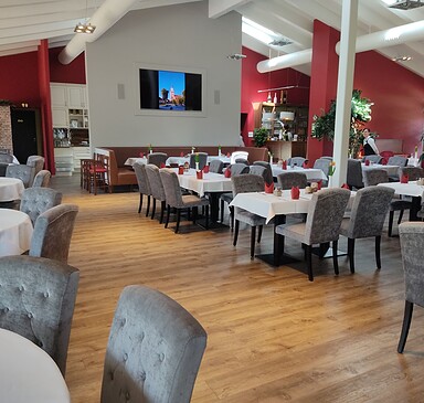 Rustikales Buffet im Restaurant Barberino