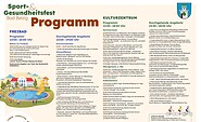 Programm Sport- und Gesundheitsfest, Foto: Stadt Bad Belzig, Lizenz: Stadt Bad Belzig