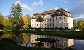 Branitzer Park (Blick auf das Schloss), Foto: Marlies Kross, Theaterfotografin Staatstheater Cottbus, Lizenz: Brandenburgische Kulturstiftung Cottbus-Frankfurt (Oder)