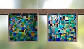 Mosaike, 40 x 40 cm, Titel: "Und aus den Scherben der Vergangenheit entsteht etwas Neues", Foto: Anja Budach, Lizenz: Anja Budach