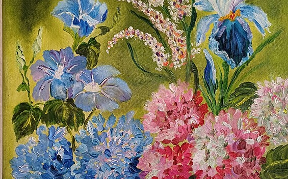 Landschaften, Blumen und Meer
