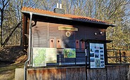 &quot;Ulli Schmidt Hütte&quot; am Hellsee, Foto: Andrea Heins, Lizenz: Tourismusverein Naturpark Barnim