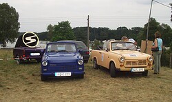 Trabant und VW Bus Treffen am Pälitzsee