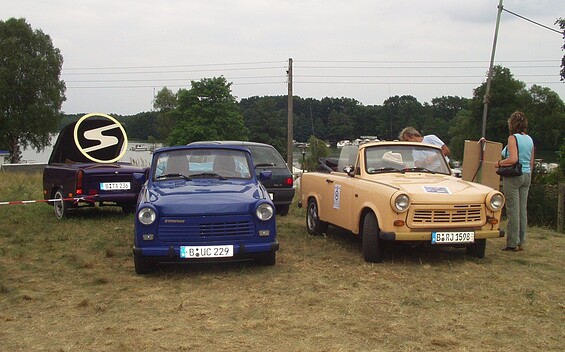Trabant und VW Bus Treffen am Pälitzsee