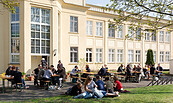 Museumsgarten in Eisenhüttenstadt, Foto: Kevin Fuchs / Museum Utopie und Alltag
