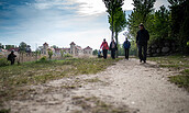 Schloss Rheinberg beim Fontane-Wandermarathon, Foto: Daniel Marienfeld, Lizenz: Tourismusverband Ruppiner Seenland e.V.