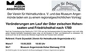 Einladung_2025_05_15, Foto: Frank Grywatzki, Lizenz: Verein für Heimatkunde Angermünde e. V.
