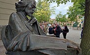 Comenius-Denkmal am Weberplatz, Foto: Karolin Steinke, Lizenz: Kulturfeste im Land Brandenburg e.V.