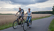 Radfahrer, Foto: J. Marzecki, Lizenz: Tourismusverband Fläming e.V.