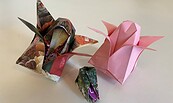 Origami-Tulpen, Foto: Susanne Marok, Lizenz: Museum Jan Bouman Haus