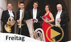 Open-Air-Konzert mit der Band "Harmonic Brass" im Schlosspark Lauchhammer-West