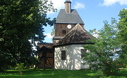 Evangelische Dorfkirche Wandlitz, Foto: Sieglinde Thürling, Lizenz: Tourismusverein Naturpark Barnim e. V.