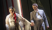 Szene aus MADAMA BUTTERFLY, Foto: Matthias Horn, Lizenz: Brandenburgische Kulturstiftung Cottbus-Frankfurt (Oder)
