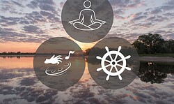 Yoga mit Klangreise - Yoga und Handpan auf dem Solarboot Smüster Elw