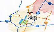 Lageplan, Foto: RockinCaputh, Lizenz: RockinCaputh