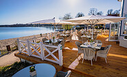 Terrasse Restaurnat SeeBadSaarow, Foto: Eric Gartenschläger, Lizenz: Hotel Esplanade Bad Saarow GmbH