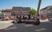 Marktplatz am Paul-Wunderlich-Haus, Foto: Klaus Gollin