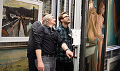 Besucher im Schaudepot Beeskow, Foto: Kevin Fuchs/Museum Utopie und Alltag