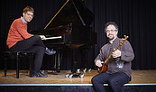 Ali Pirabi und Tilmann, Foto: Christiane Gundlach, Lizenz: Transkulturelles Musikforum