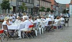 Wusterhausener Dinner in Weiß