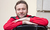 Danny Leuschner am Akkordeon , Foto: Danny Leuschner, Lizenz: Danny Leuschner