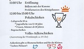 Plakat Schützenfest, Foto: Lychener Schützengilde, Lizenz: Lychener Schützengilde