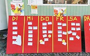 Kreativsause Wochenplan, Foto: Jaana Prüss, Lizenz: Jaana Prüss