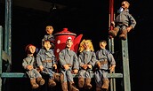 Puppentheater on Tour: DAS WEITE THEATER „Bei der Feuerwehr wird der Kaffee kalt", Foto: Johann Karl