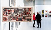 Ausstellungsansicht, Sendung aus dem Gegen-Raum, BLMK Cottbus 2025, Foto: Bernd Schönberger, Lizenz: BLMK