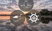 Yoga auf der Elbe, Foto: Dieter Damschen, Lizenz: Burg Lenzen