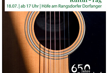Kulturfest auf den Plätzen und Höfen - 650 Jahre Rangsdorf