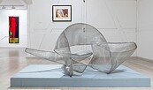 Ausstellungsansicht, Axel Anklam & Ulrike Stolte. Zweiklang, BLMK Frankfurt (Oder), 2025, Foto: Bernd Schönberger, Lizenz: BLMK