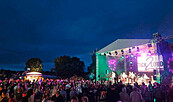 Bühne an der Elbe zum Stadtfest in Wittenberge, Foto: Stadt Wittenberge, Lizenz: Stadt Wittenberge